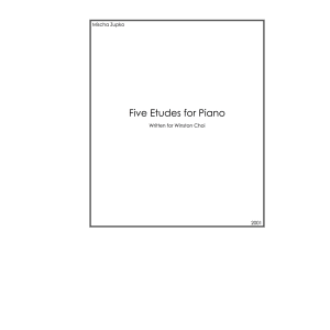 Five Etudes