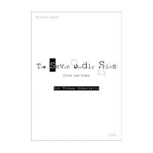 Seven Deadly Sins